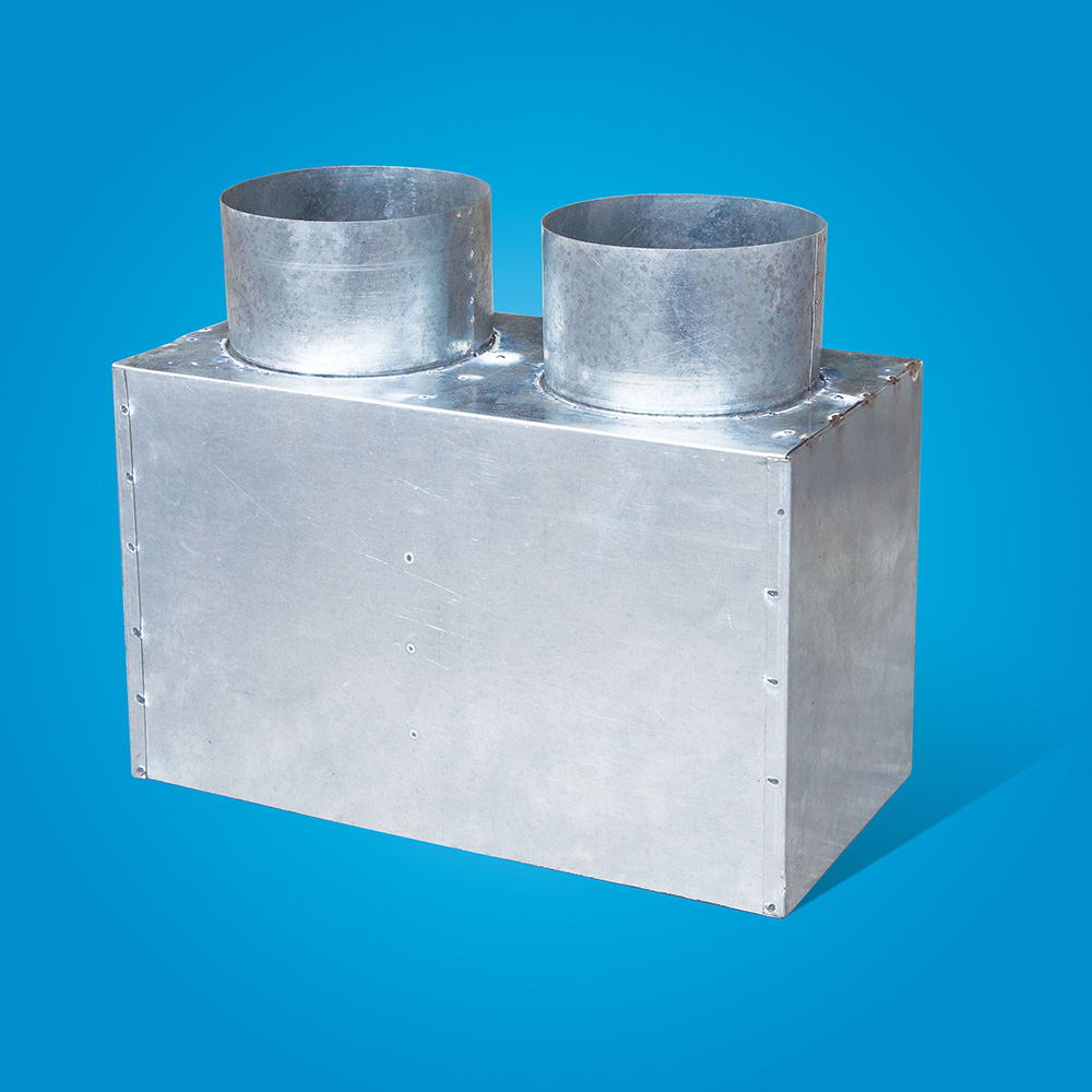 風管箱(雙孔) Plenum box