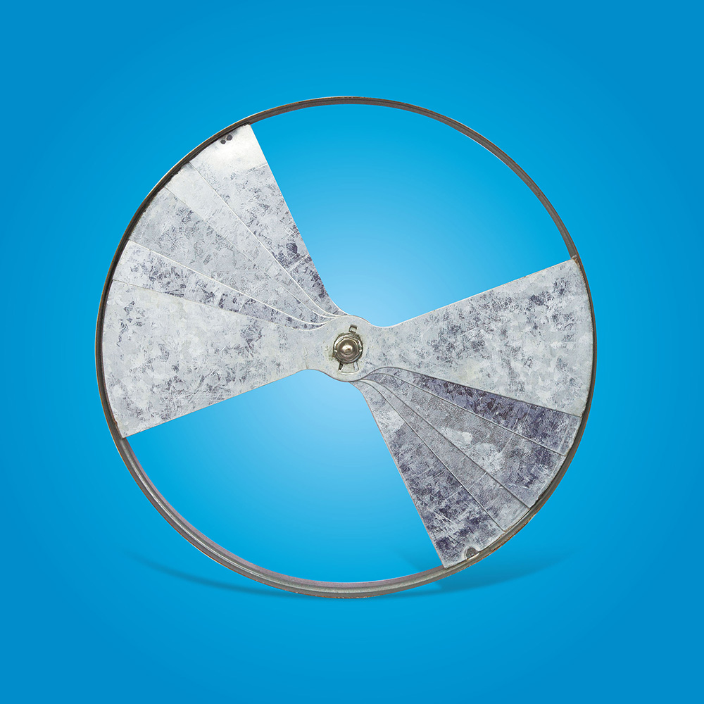 圓形人字閘 Round damper，XYDP-B